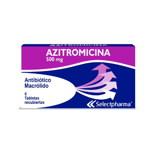 azitromicina 500mg Caja x 5 tab. (selectpharma)