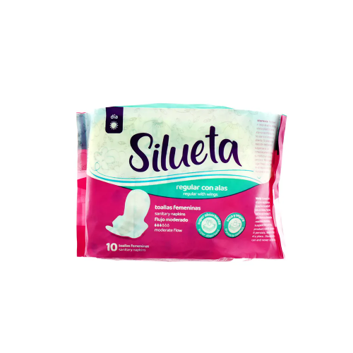 TOALLAS SANITARIAS SILUETA X10