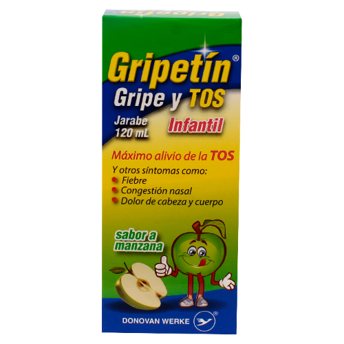 gripetin gripe y tos sus 120ml