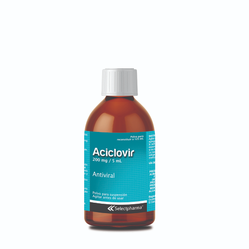 aciclovir polvo para suspension  120ml ( selectpharma)#
