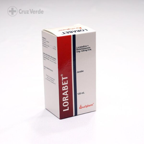 LORABET 5MG+0.25/5ML JRB FRASCO 120ML QUALIPHARM