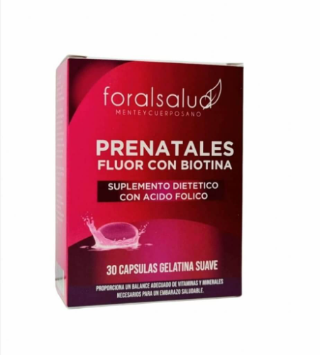 prenatal con fluor + biotina+ acido folico gel(foralsalud)