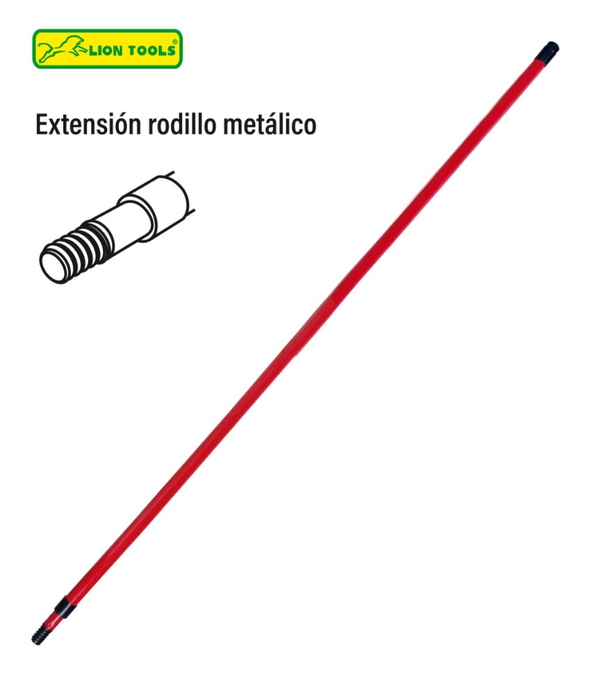 Extensión rodillo metálico