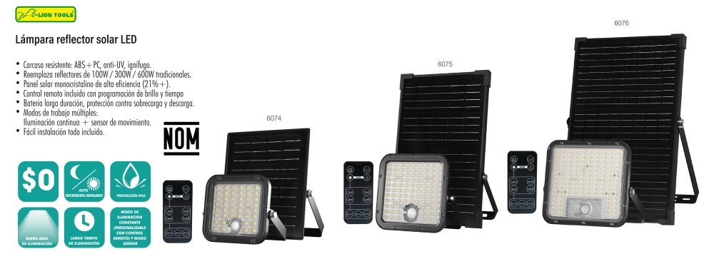 reflector solar LED 6074