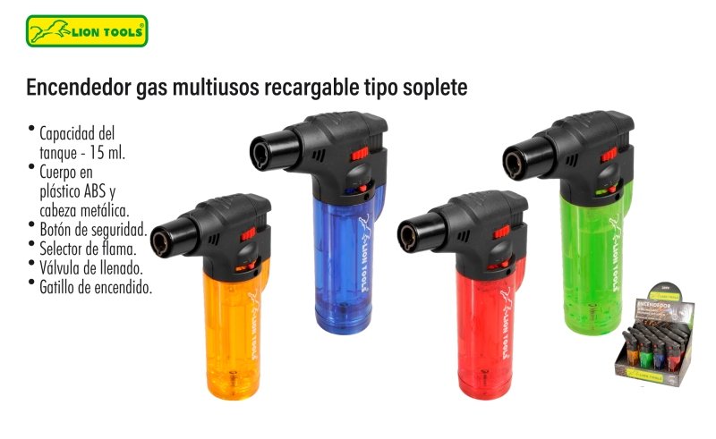 Encendedor tipo soplete