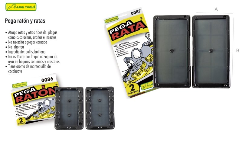 Pega ratón y ratas