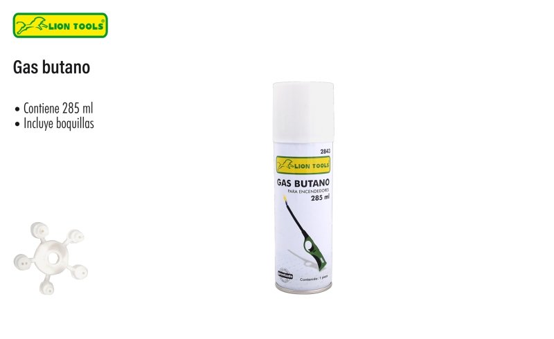 Gas butano 2843