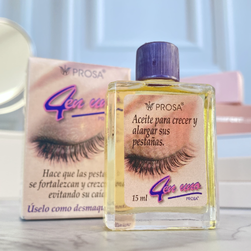 Aceite Prosa crecimiento de pestañas tratamiento y desmaquillante