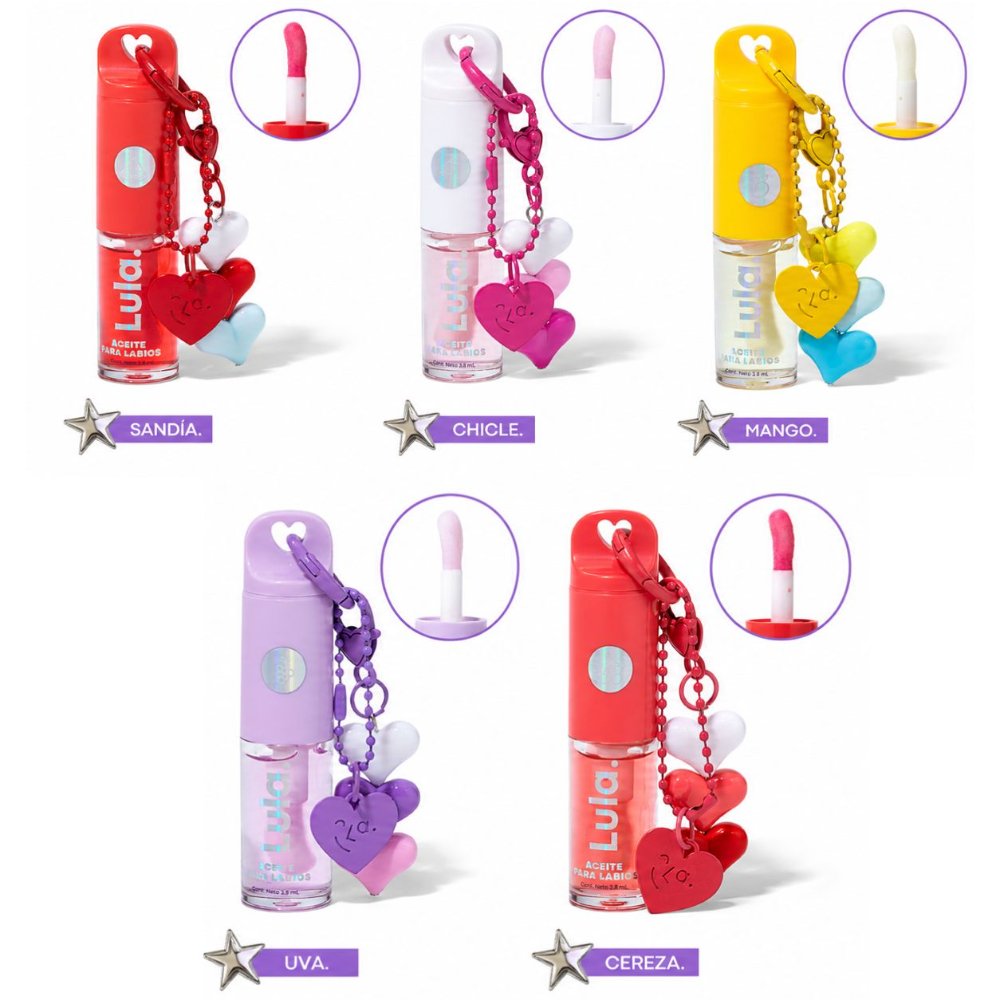 Aceite para labios con charm Lula