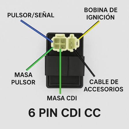 CDI DE 6 PINES CG TITAN - CBX 150