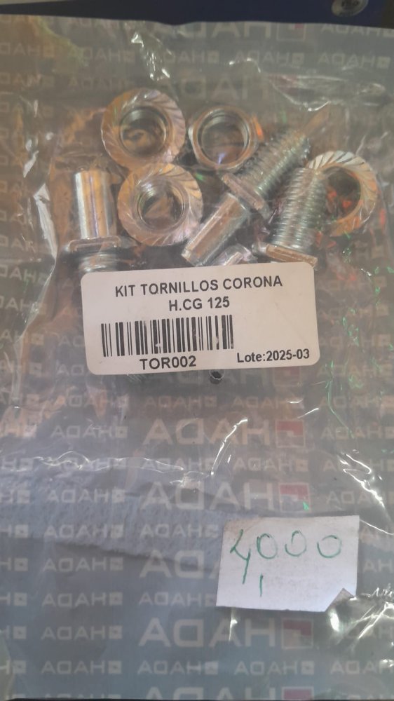 SEGURO DE CORONA HCG125