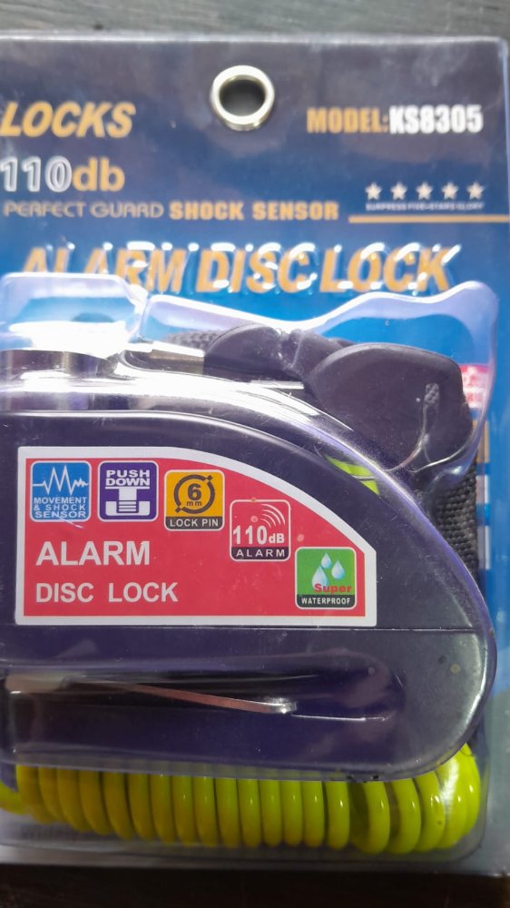 CANDADO CON ALARMA