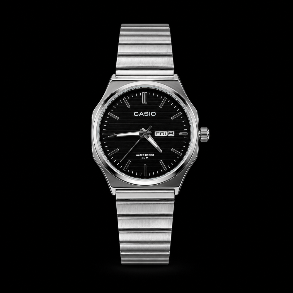CASIO 13 PLATA NEGRO (premium)