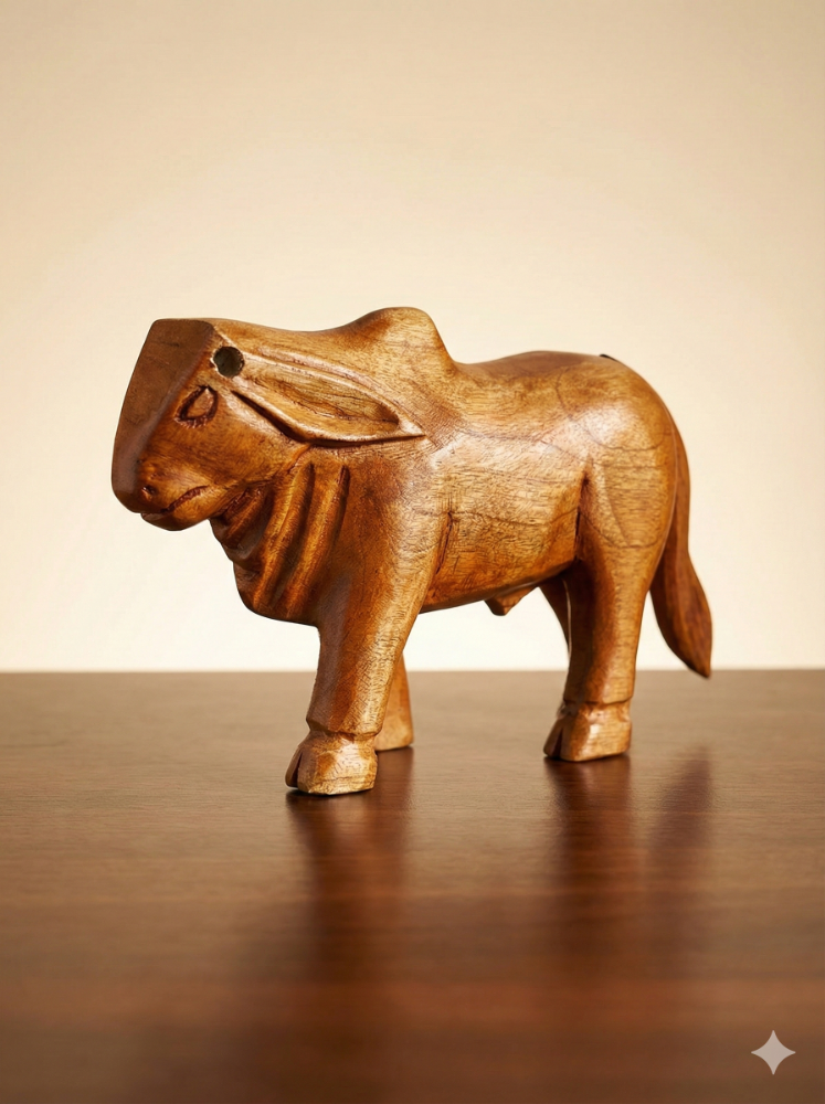VACA DE MADERA