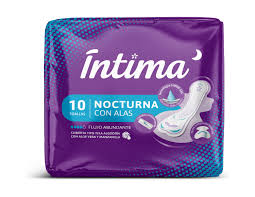 Toallas Sanitarias Intima Nocturnas x 10
