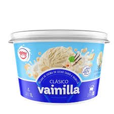 Helado de Litro Topsy Vainilla Clasico