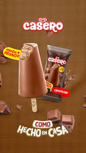 Helado Casero de chocolate
