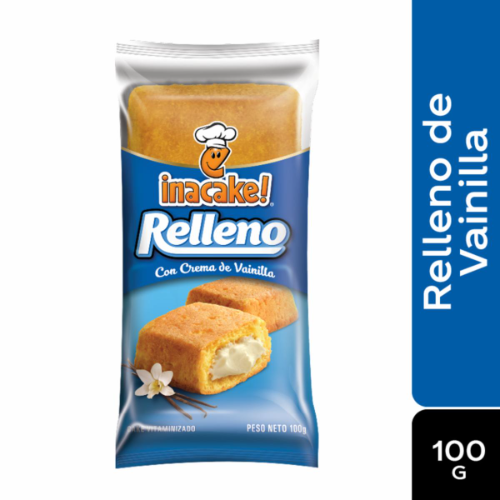 Inacake Relleno de Vainilla 100g