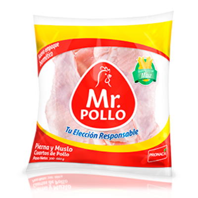 1/4 de Pollo Mr Pollo Pierna y muslo