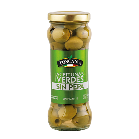 ACEITUNA VERDES SIN PEPA