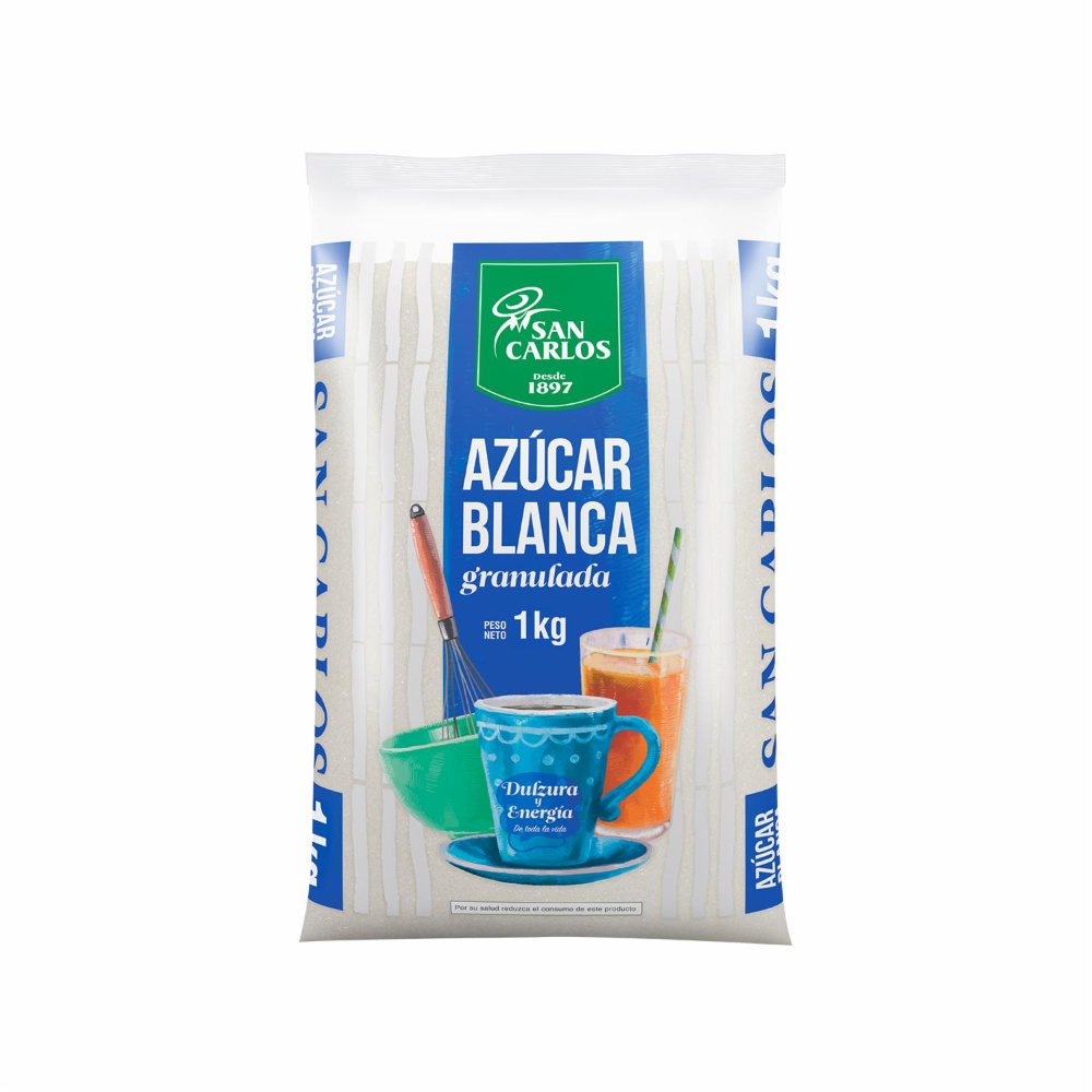 Azucar blanca San Carlos 1 Kilo
