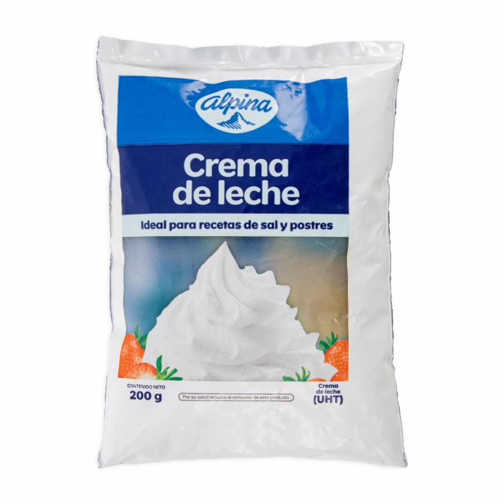 Crema de leche alphina