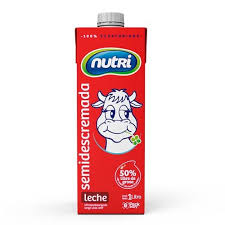 Leche semidescremada Nutri 1L