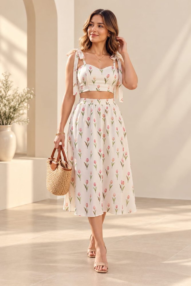 CONJUNTO FALDA BLUSA LAUREL