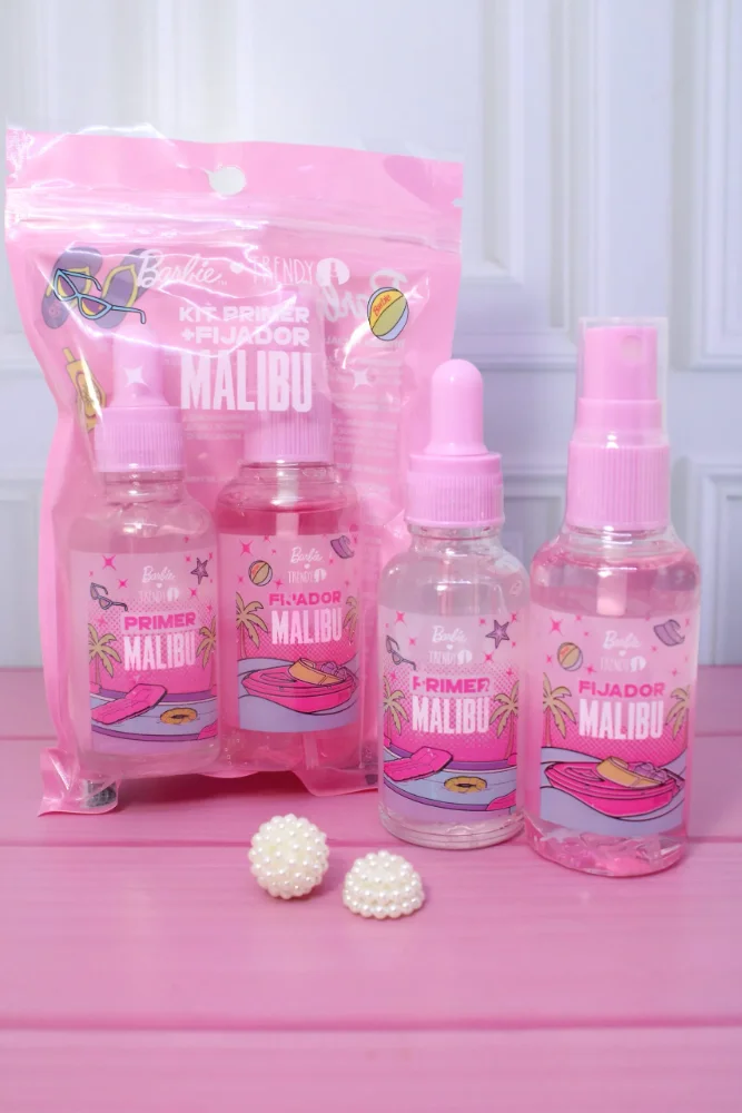 Piel Kit Primer y Fijador Barbie Malibu