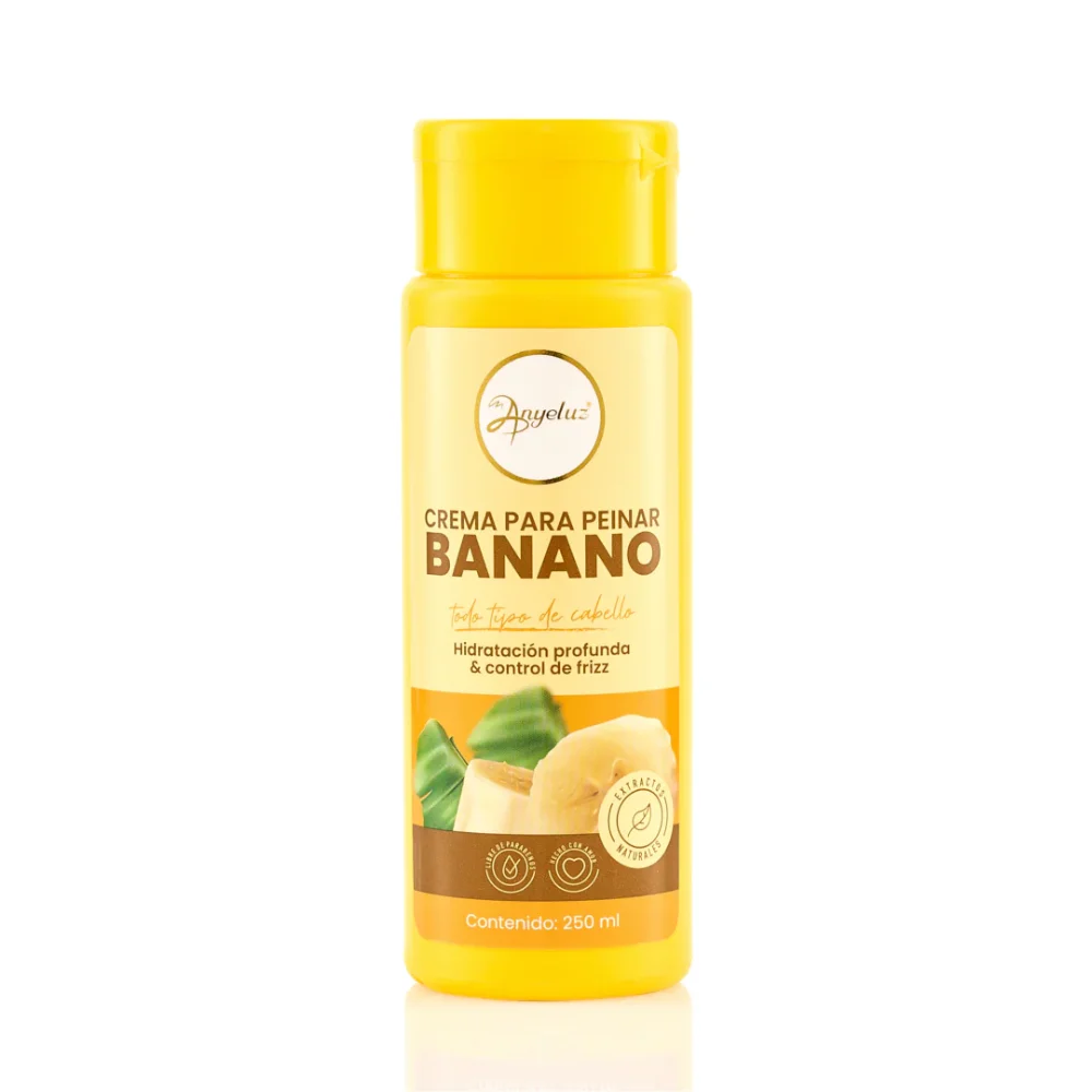 Crema para peinar con Banano
