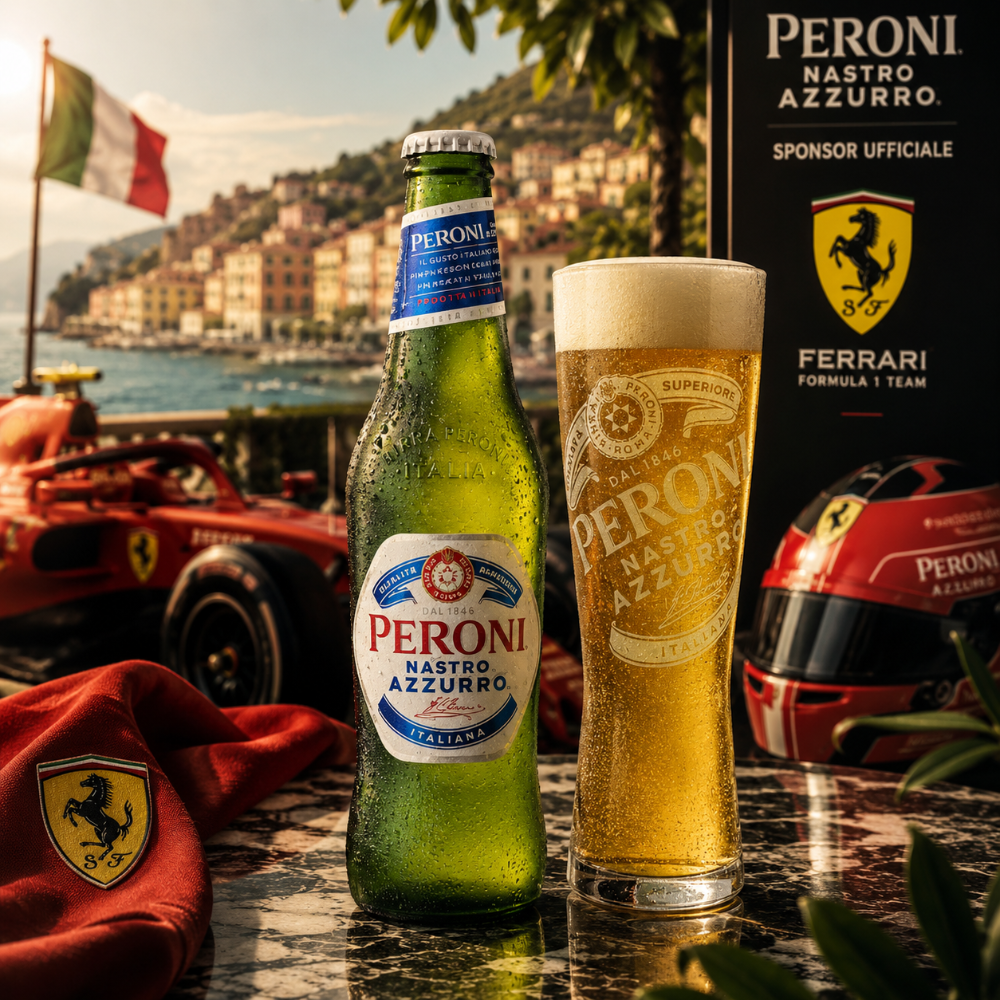 PERONI Nastro Azurro porron