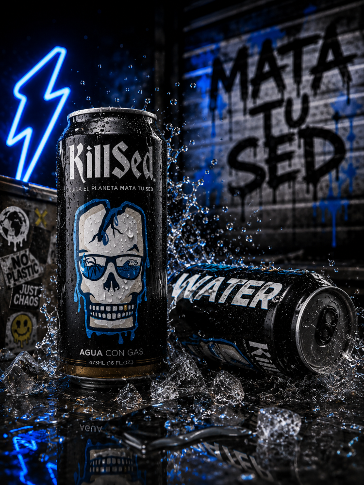 Agua con gas Killsed 473ml