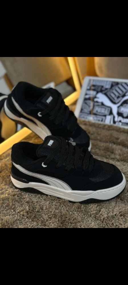 PUMA IMPORTADO NEGRO BLANCO