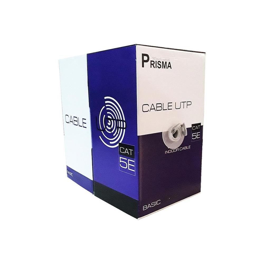 A.C. Cable Utp Categoria 5E Interior Color Gris Marca Prisma