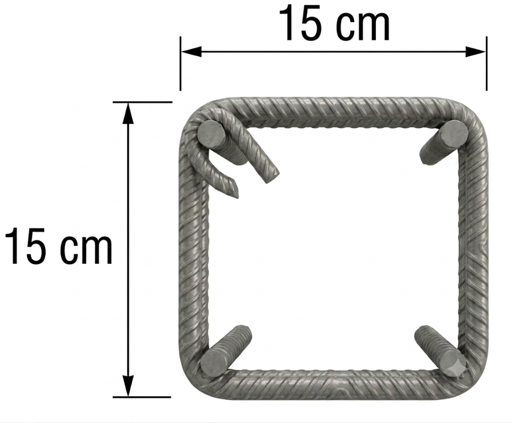 Zuncho 15X15X6MM SISMORESISTENTE (25UND)