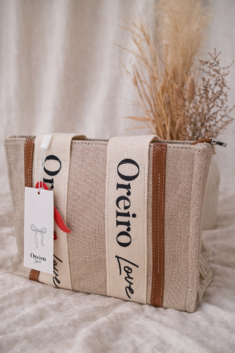 Bolso Oreiro lona chico natural