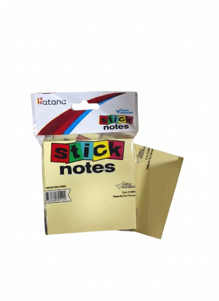 Notas adhesivas 76x76 - 100 hojas Stick