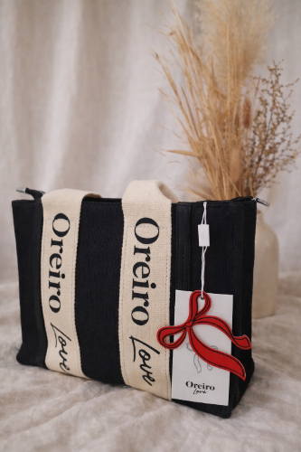Bolso Oreiro lona chico negro