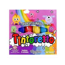 Plastilina Tintoretto Triunfante x 6unid color surtido