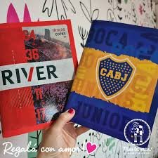 Cuaderno 16x21  BOCA / RIVER