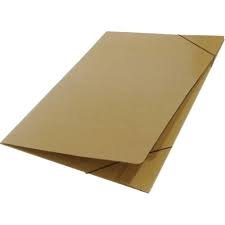 Carpeta doble ofic solapa carton con elastico 35x50