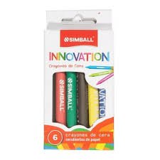 Crayon de cera  Simbal x6