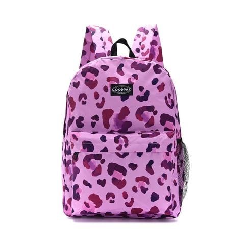 Mochila 17¨ Animal print violeta Goodpack