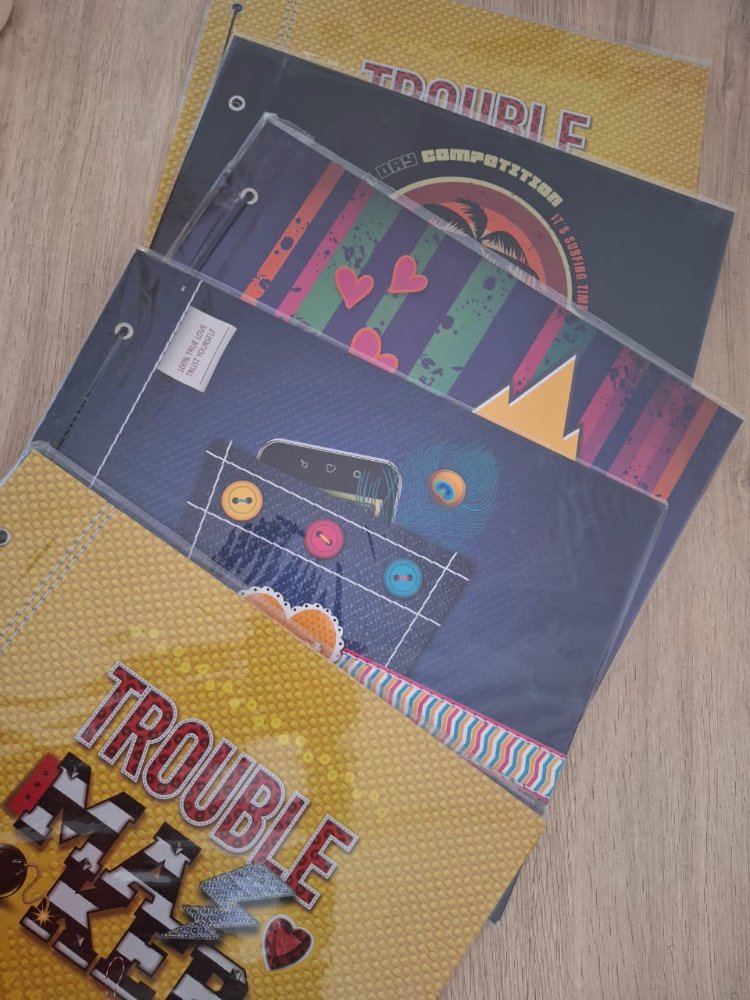 Carpeta Rexon 2 tapas N°5 varios motivos