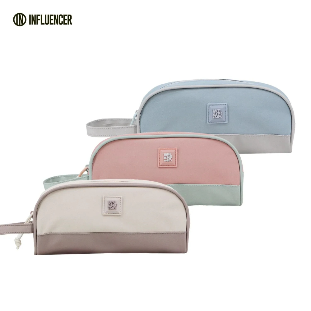 Cartuchera influencer combinada pastel