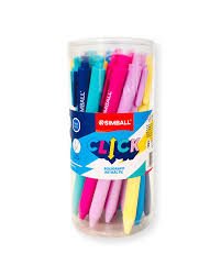 Boligrafo rectratil Simbal Click colores