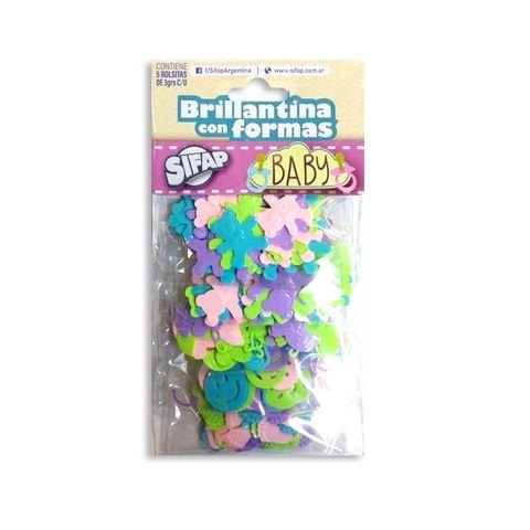 Brillantina formas BABY