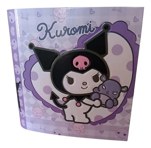 Carpeta N3 con relieve Kuromi