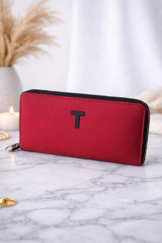 Billeratera doble Trendy bordo