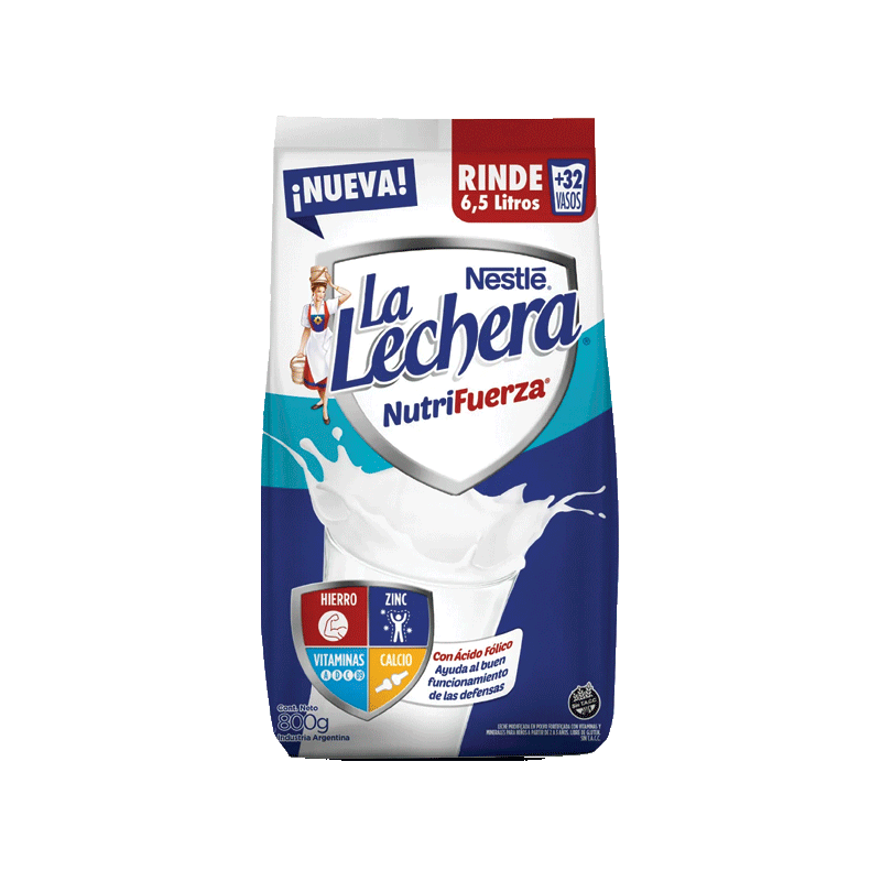 LECHE POLVO LA LECHERA 800GR
